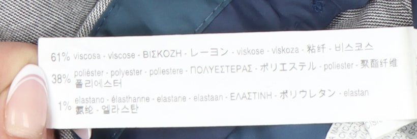 Zara Man Grey Trousers, Men's M, Straight Leg