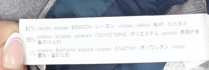 Zara Man Grey Trousers, Men's M, Straight Leg