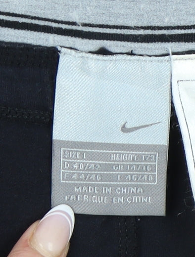 Nike Women's Black Wide-Leg Activewear Trousers L