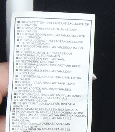 Nike Women's Black Wide-Leg Activewear Trousers L