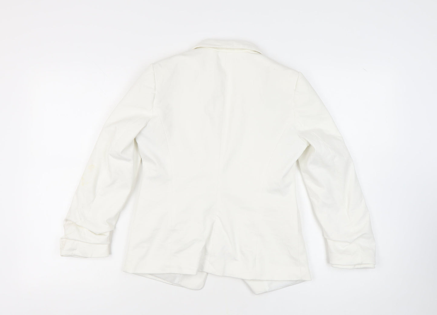 Miss Selfridge Women's White Blazer Size 10 Petites