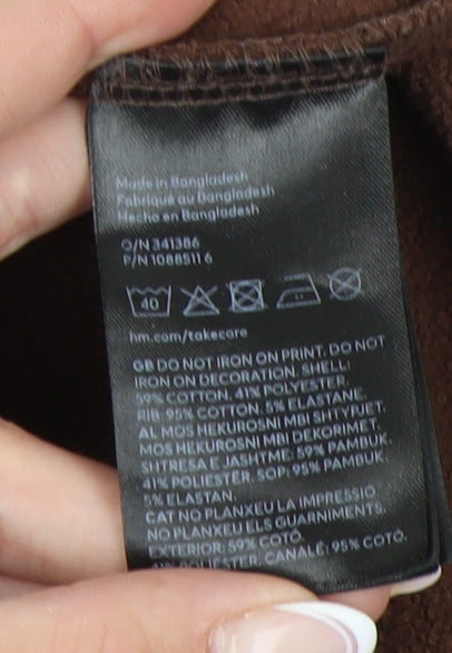 H&M Unisex Brown UCLA Sweatshirt M Pull-Over