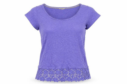 Womens UK Size 10 White Stuff Purple  T-Shirt