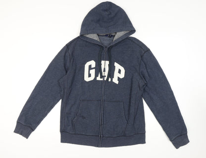 Gap Blue Unisex Large Full Zip Hoodie