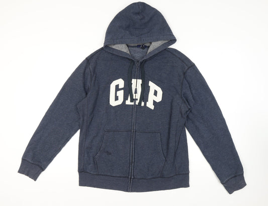 Gap Blue Unisex Large Full Zip Hoodie