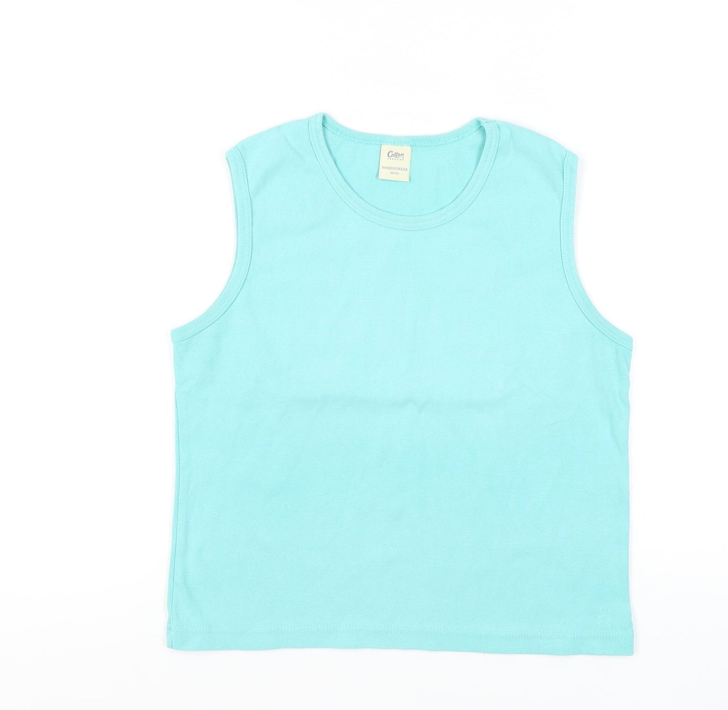 Cotton Traders Women's Blue Tank Top Size 10
