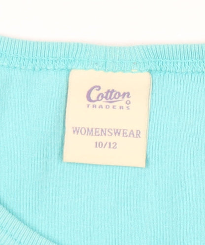 Cotton Traders Women's Blue Tank Top Size 10