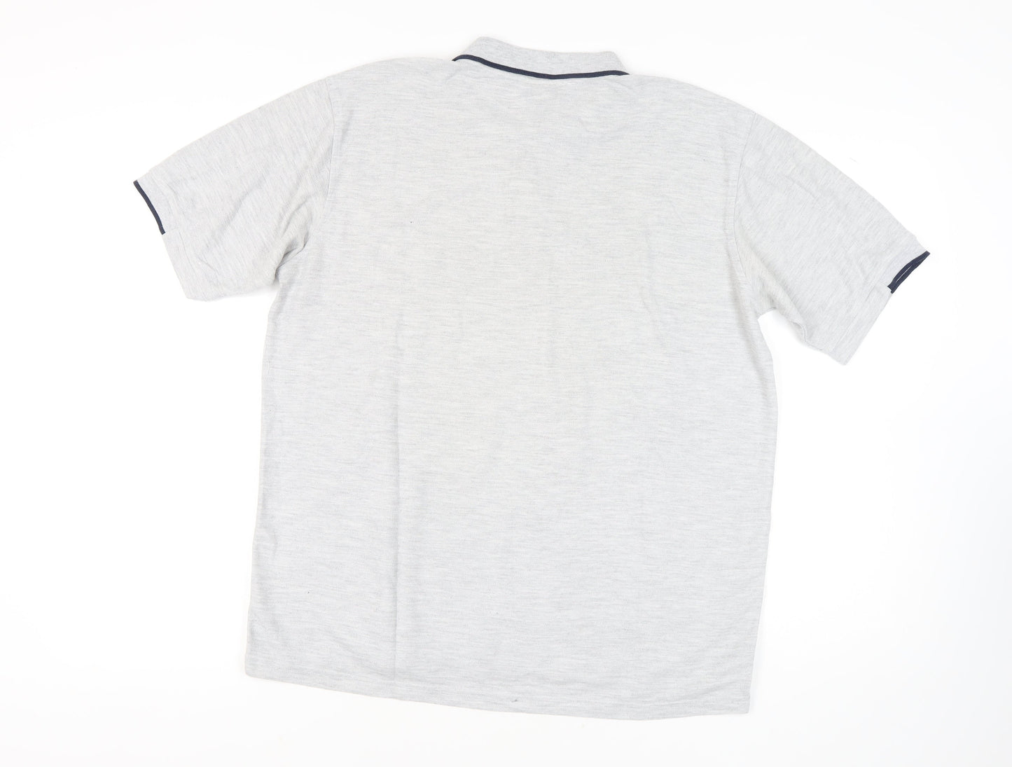 Umbro Men's Grey Polo Shirt XL Short Sleeve Casual