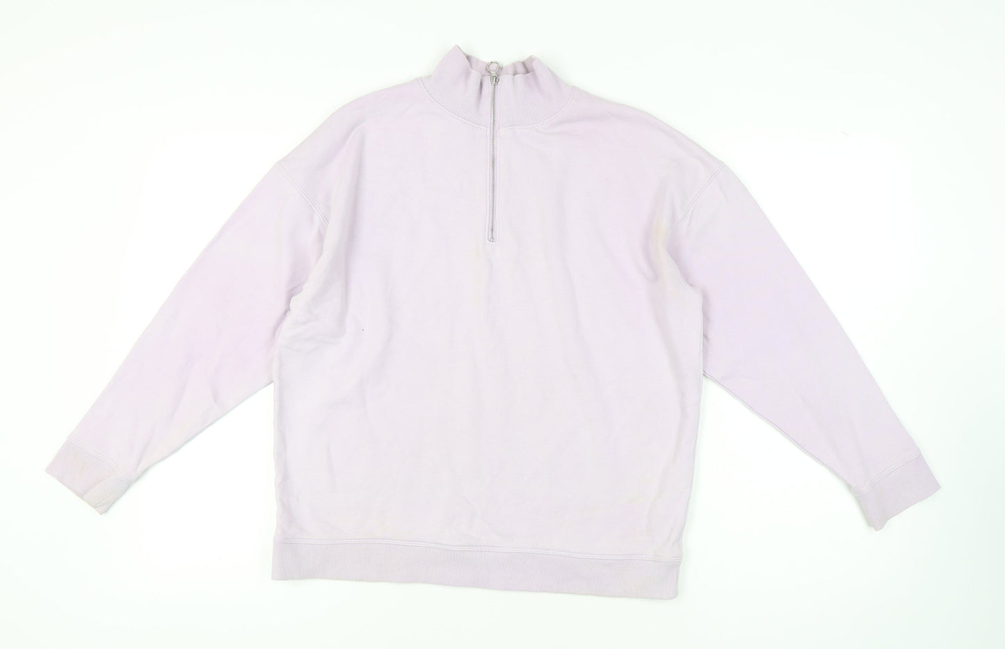 Womens UK Size 12 Marks and Spencer Purple Full Zip Sweatshirt
