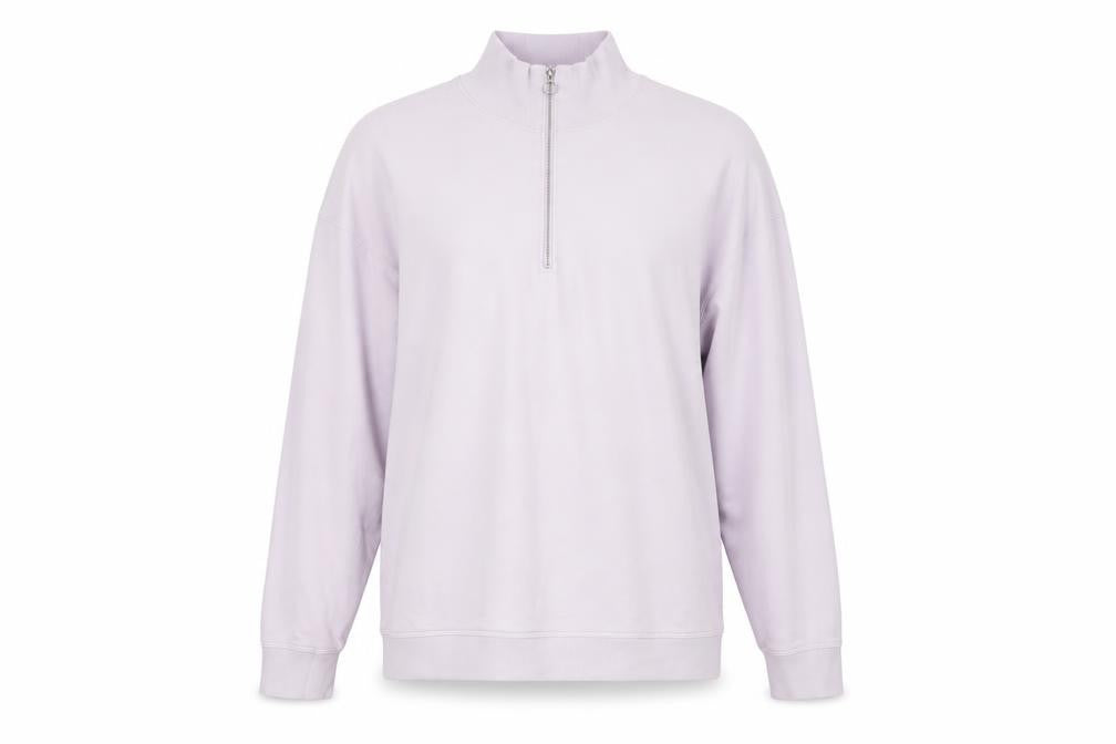 Womens UK Size 12 Marks and Spencer Purple Full Zip Sweatshirt
