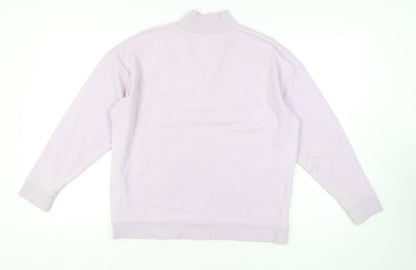 Womens UK Size 12 Marks and Spencer Purple Full Zip Sweatshirt