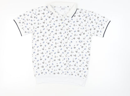 Damart Women's Multicoloured Polo Shirt Size 12