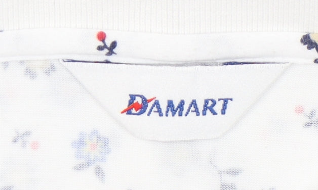 Damart Women's Multicoloured Polo Shirt Size 12