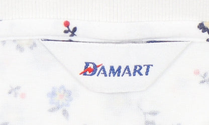 Damart Women's Multicoloured Polo Shirt Size 12