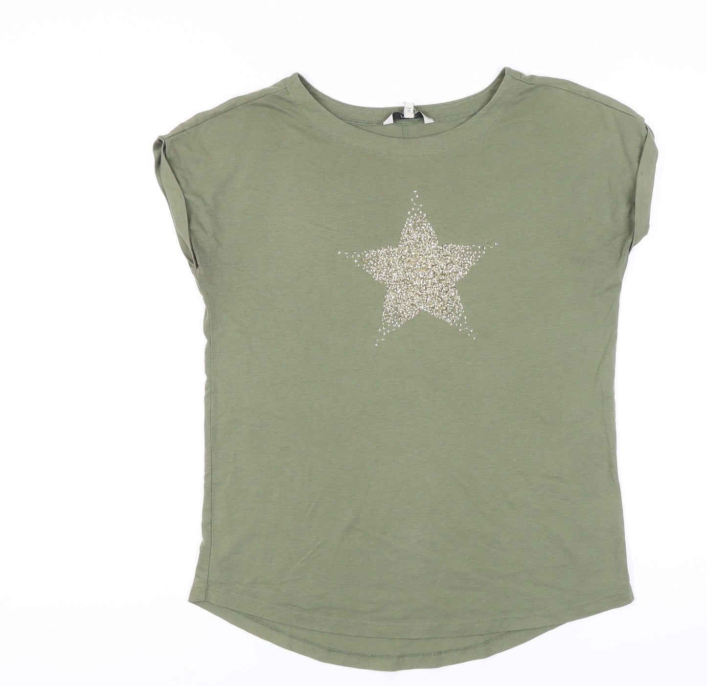 Womens UK Size 10 NEXT Green  T-Shirt