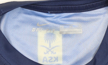 Nike Men's Blue XS Football Jersey T-Shirt