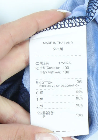 Nike Men's Blue XS Football Jersey T-Shirt