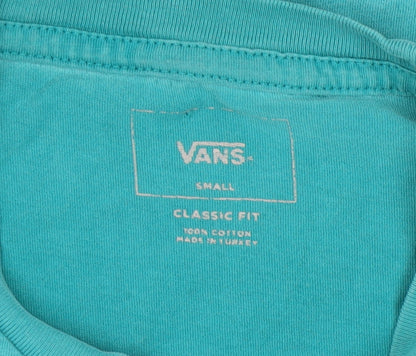 Unisex Adults UK Size S VANS Multicoloured Basic T-Shirt