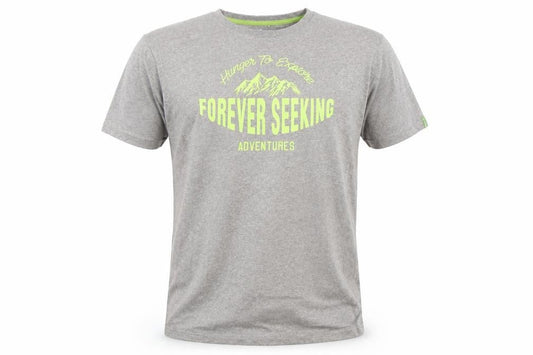 Kathmandu Men's Grey Adventure Logo T-Shirt, Size L