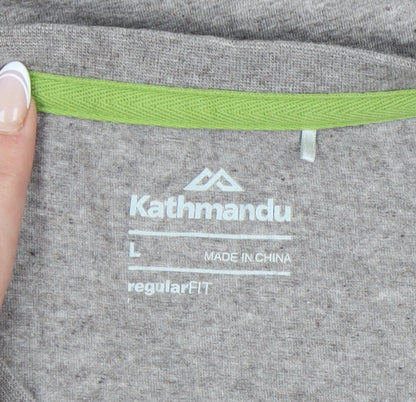 Kathmandu Men's Grey Adventure Logo T-Shirt, Size L