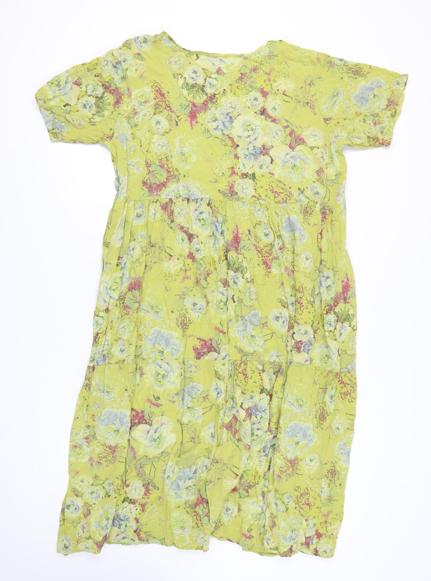 Unisono Women's Floral Dress Multicoloured Size L