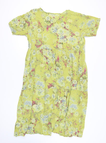 Unisono Women's Floral Dress Multicoloured Size L