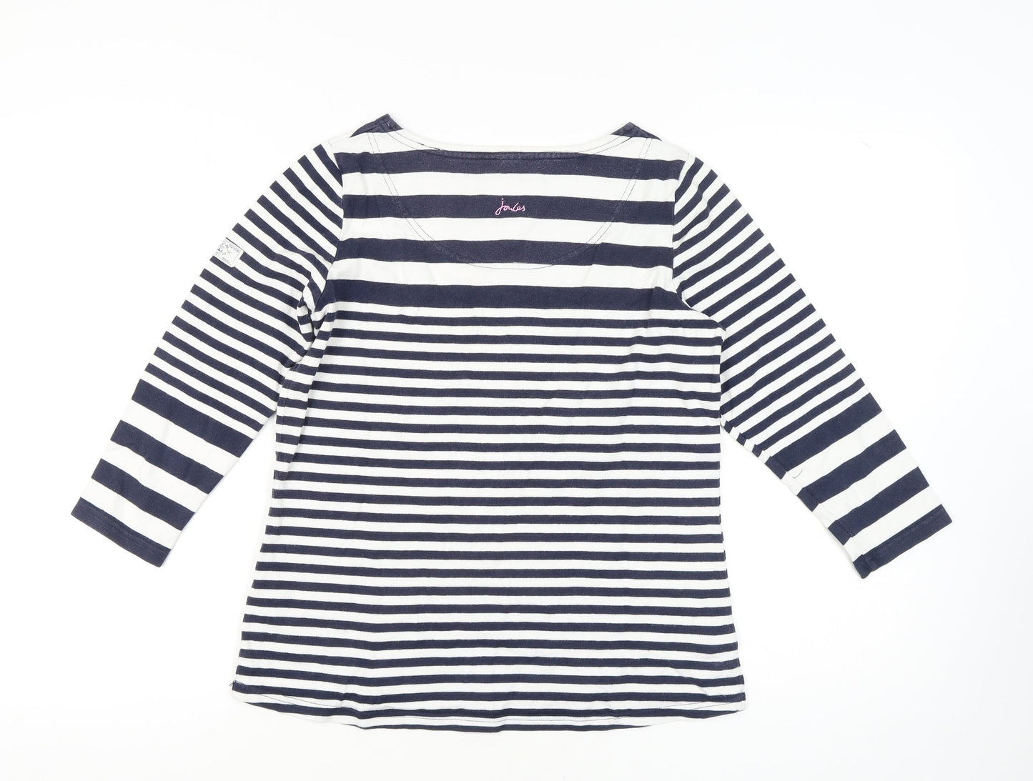Womens UK Size 12 Joules Multicoloured Basic T-Shirt