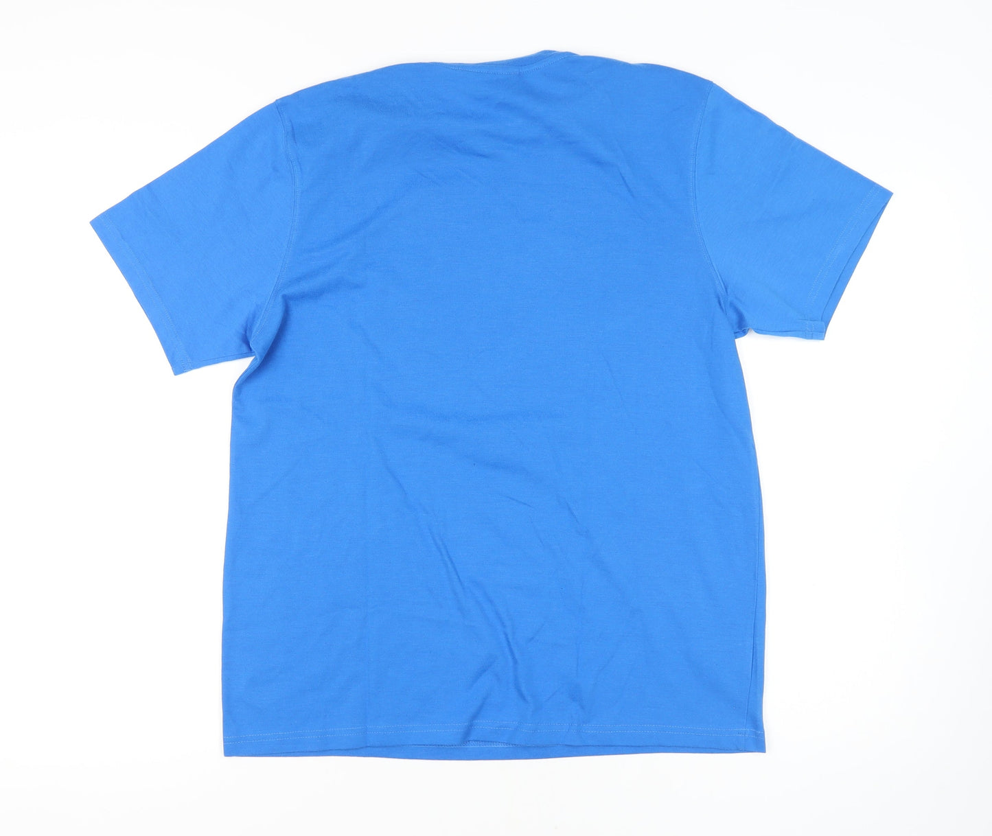 Superman Men's Blue 2XL Crew Neck T-Shirt