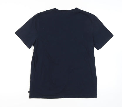 Ted Baker Men's Blue Logo T-Shirt Medium