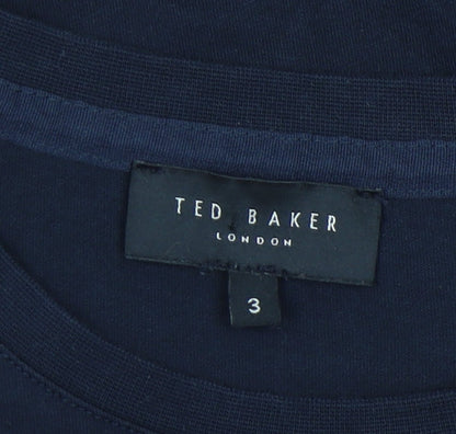 Ted Baker Men's Blue Logo T-Shirt Medium