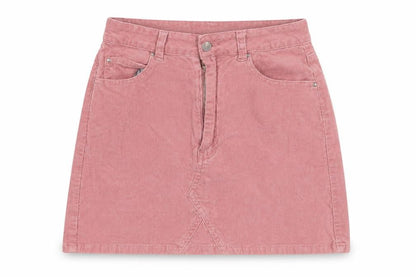 Womens UK Size 10 Boohoo Straight & Pencil Corduroy Skirt