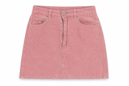 Womens UK Size 10 Boohoo Straight & Pencil Corduroy Skirt