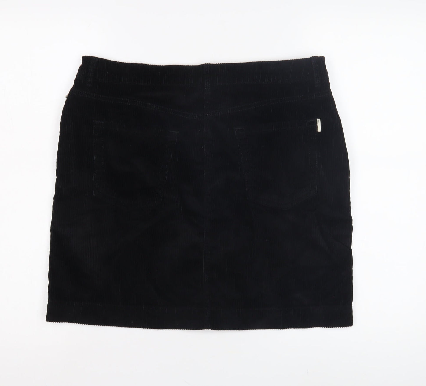 Next Women's Black Corduroy Pencil Skirt Size 12