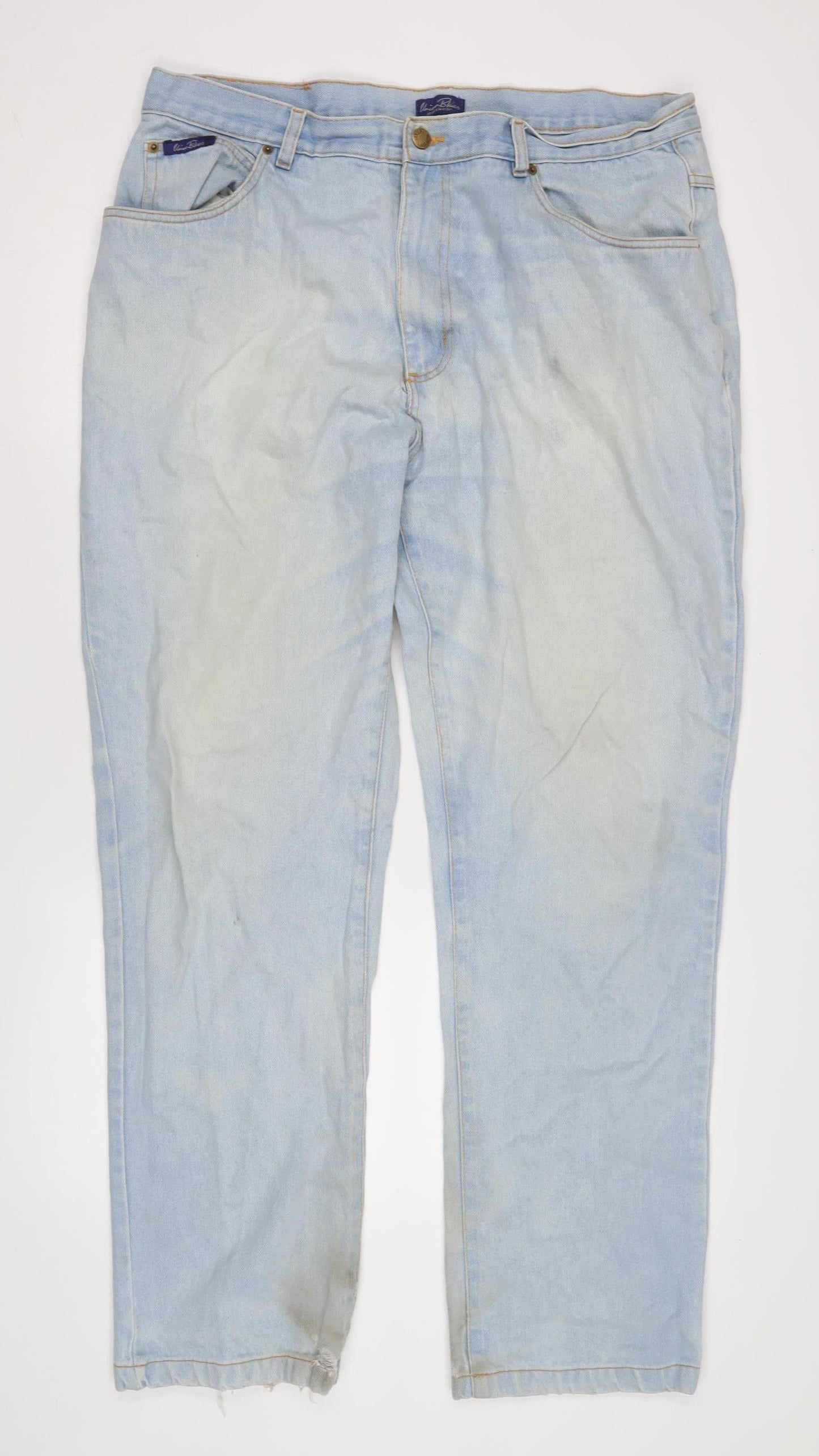 Mens UK Size 42XL Union Blues  Straight Blue Jeans