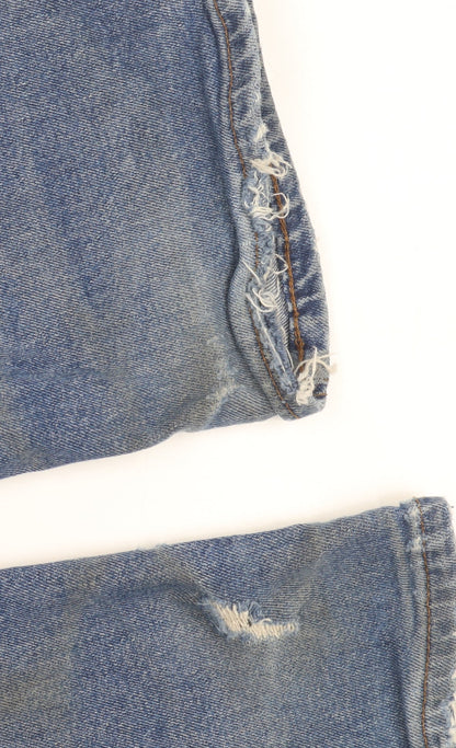 H&M Men's Blue Regular Fit Straight Jeans 34/32