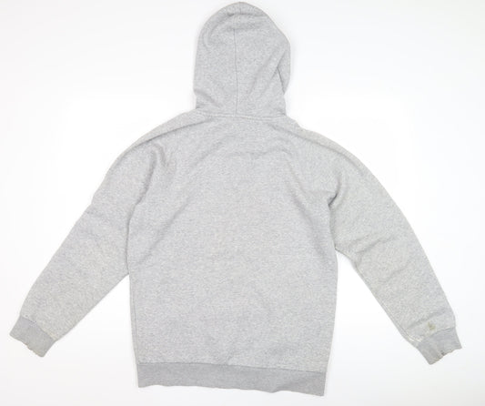 Mens UK Size S adidas Grey Full Zip Hoodie