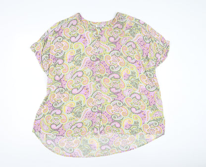 Damart Women's Multicolour Paisley Blouse - Size 18