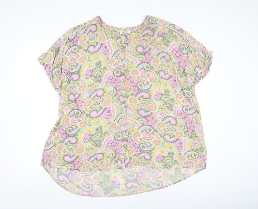 Damart Women's Multicolour Paisley Blouse - Size 18