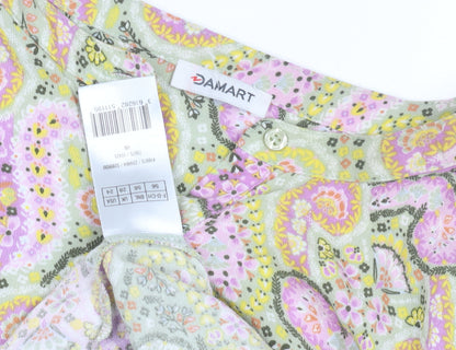 Damart Women's Multicolour Paisley Blouse - Size 18