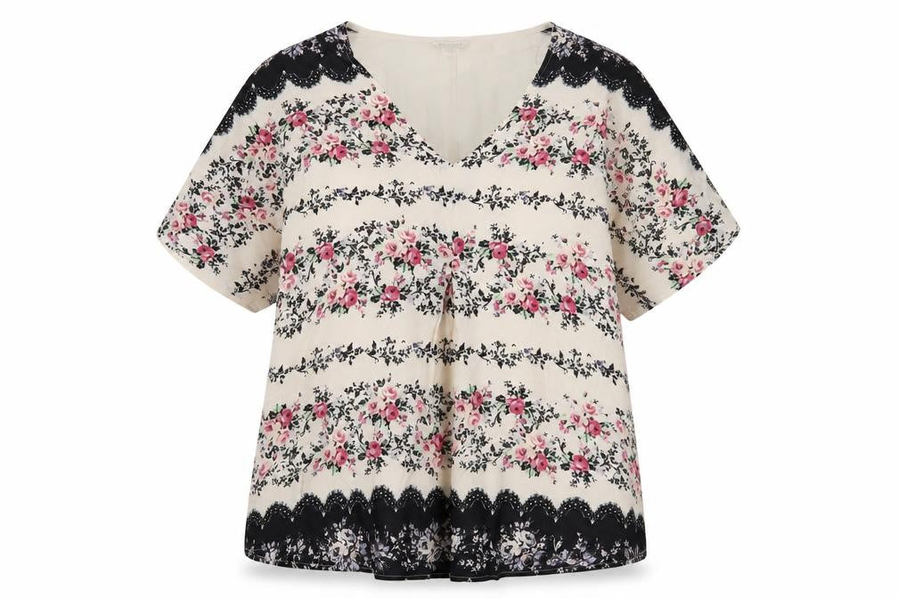 Womens UK Size 8 Monsoon Multicoloured Basic Blouse