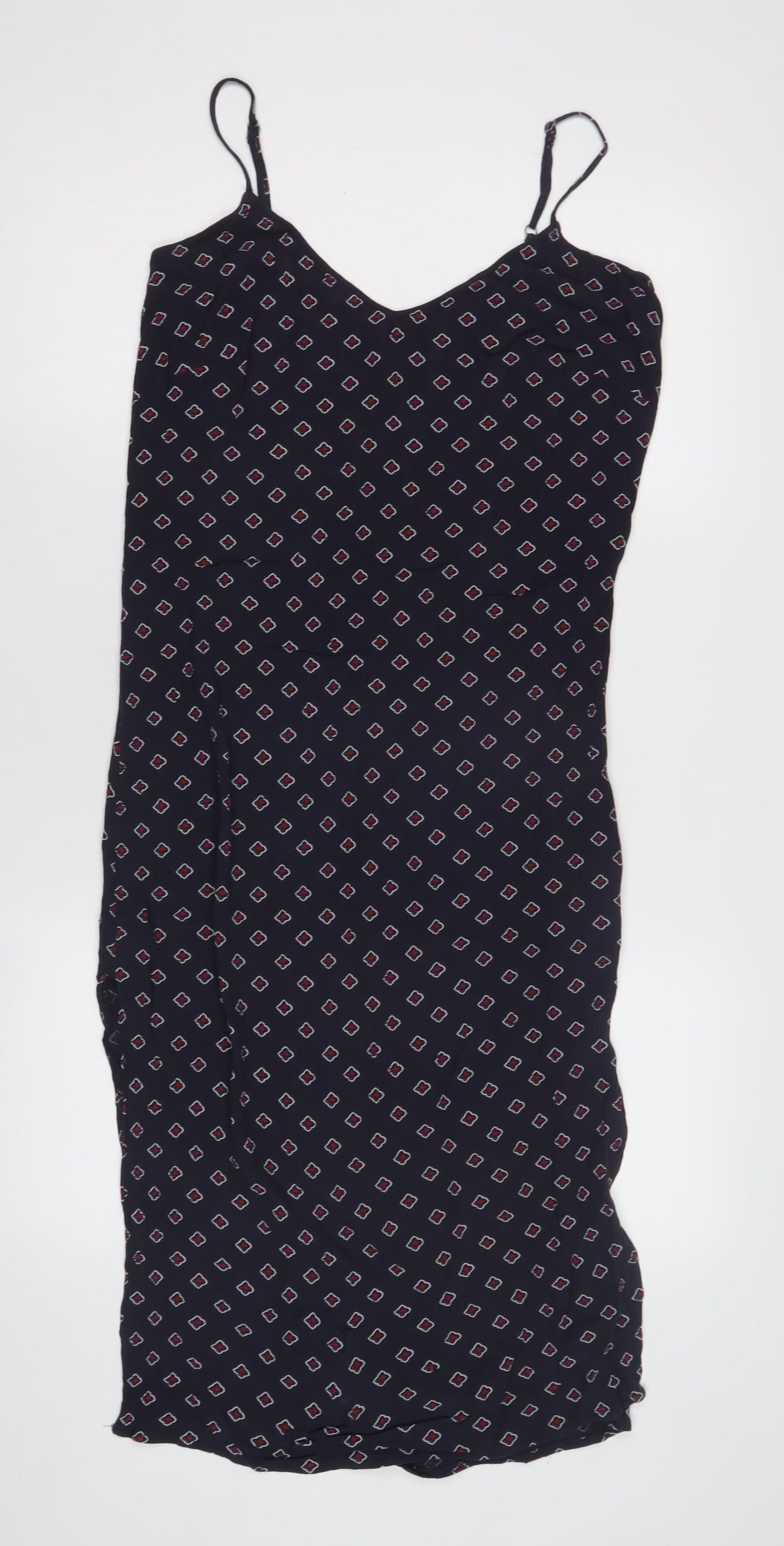 Marks and Spencer Women's Multicoloured V-Neck Slip Dress