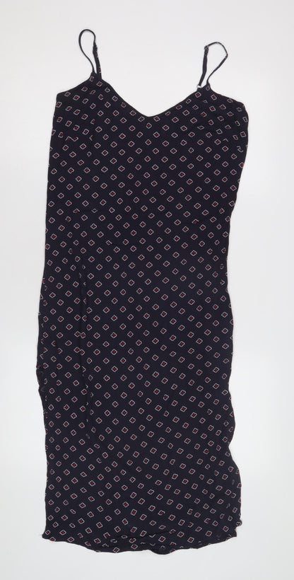 Marks and Spencer Women's Multicoloured V-Neck Slip Dress