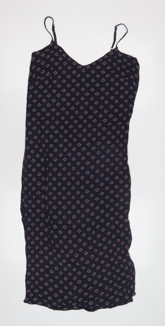 Marks and Spencer Women's Multicoloured V-Neck Slip Dress