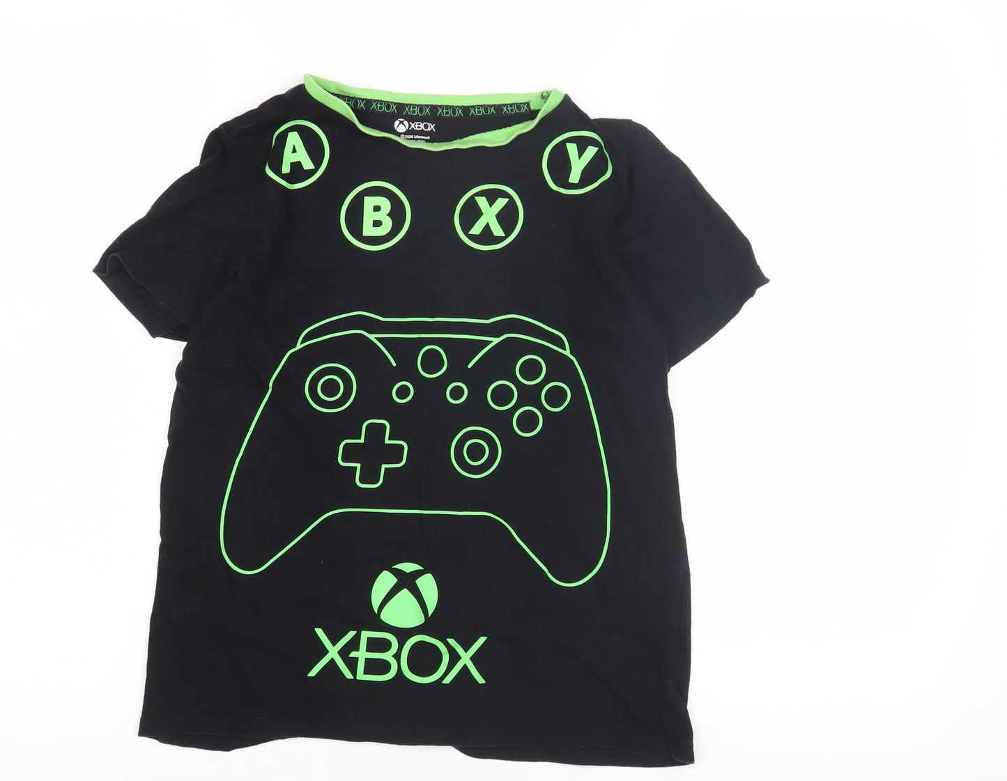 Xbox Boys Black Graphic Print T-Shirt, 10-11 Years, Casual Tee