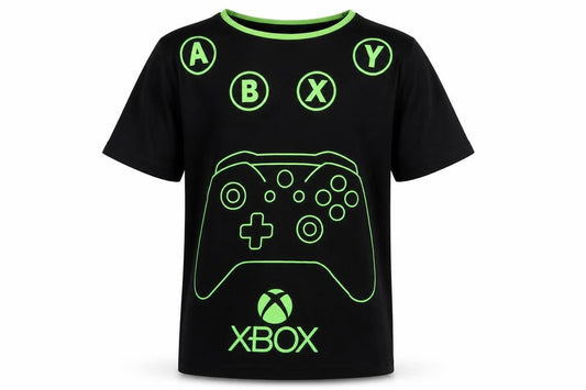 Xbox Boys Black Graphic Print T-Shirt, 10-11 Years, Casual Tee