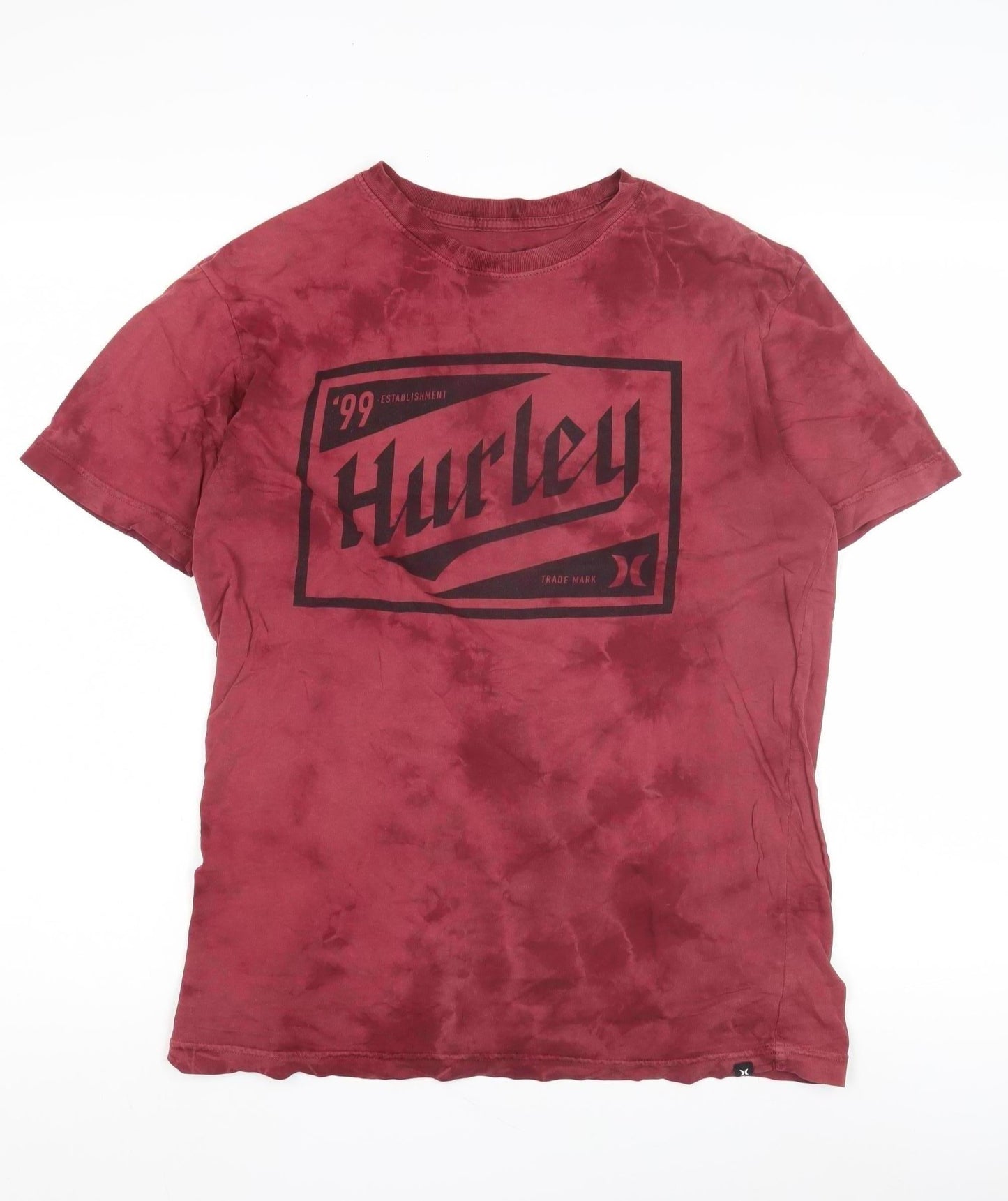 Mens UK Size S Hurley Red  T-Shirt