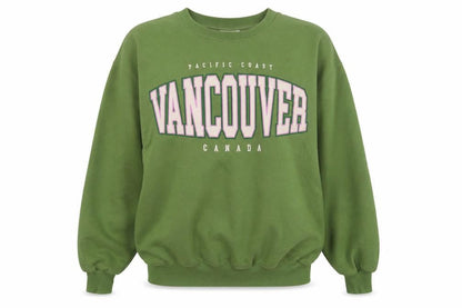 Unisex Adults UK Size S Pull&Bear Green Pullover Sweatshirt