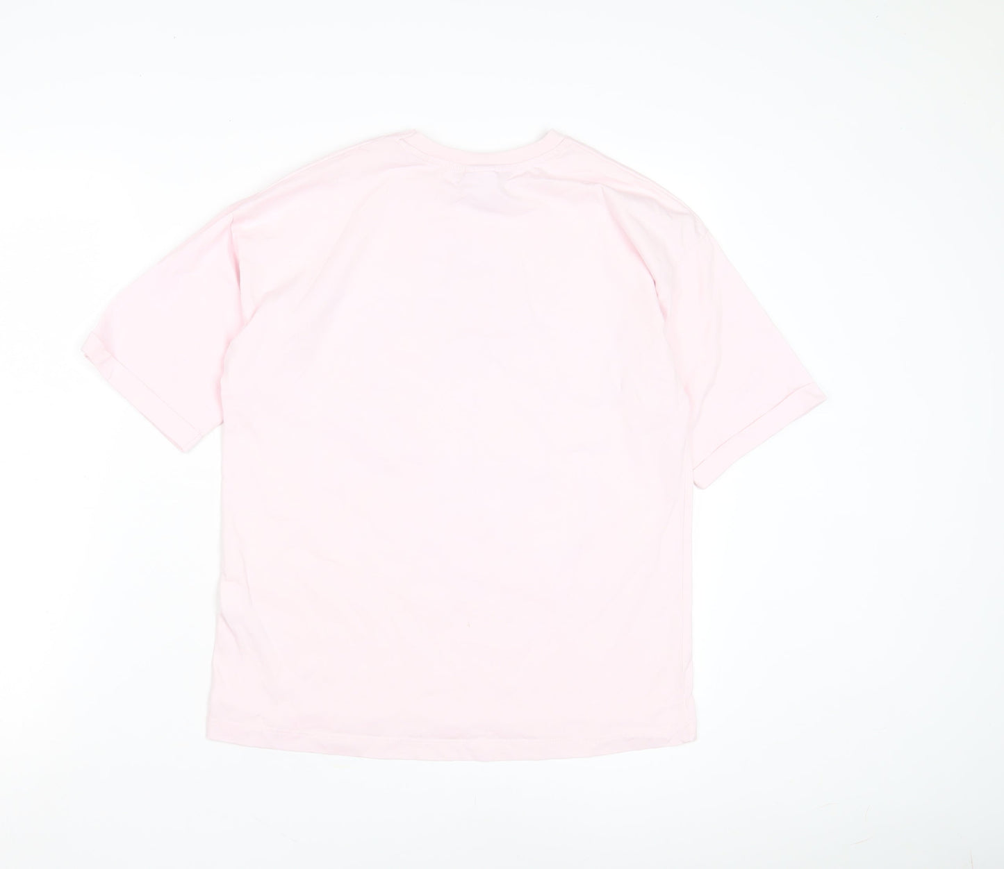 George Girls Pink Stitch Graphic T-Shirt, Size 12-13 Years