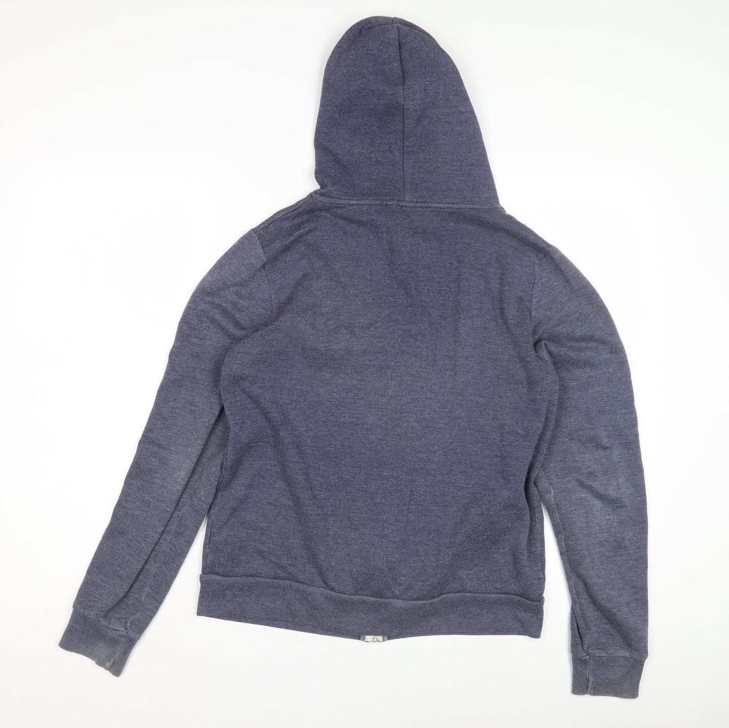 Topshop Women's Blue Full Zip Hoodie, Size 10, Casual Wear