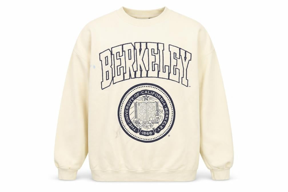 Unisex Adults UK Size S Pull & Bear Ivory Pullover Sweatshirt